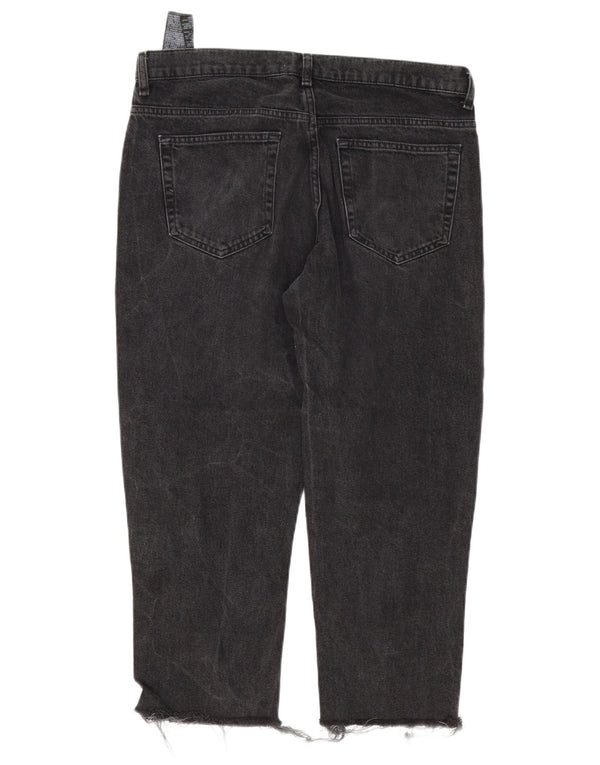 Blugi tăiați pentru bărbați Zara EU 44 Large W34 L25 Bumbac negru