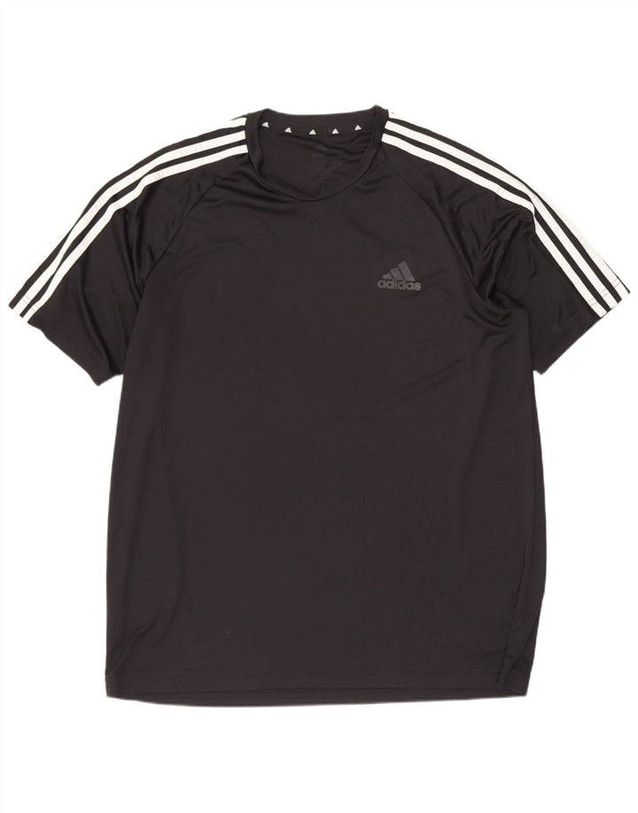 Tricou pentru bărbați Adidas Top mare, negru, poliester sport