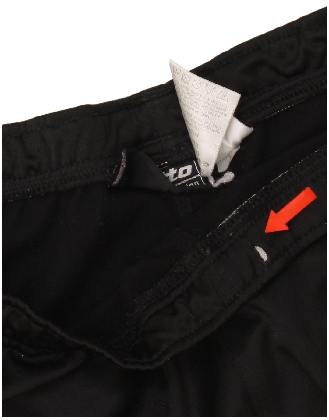 Pantaloni de trening pentru bărbați Lotto XL poliester negru