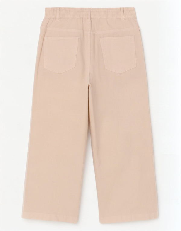 Pantaloni tăiați pentru femei Marks & Spencer UK 12 Medium W30 L25 Alb