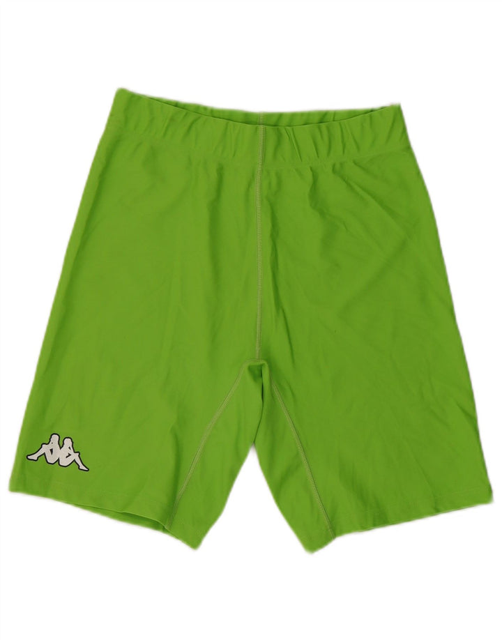 Pantaloni scurți sport Kappa pentru femei UK 10 Small Green Poliamidă