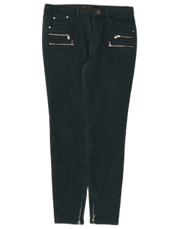 Blugi slim pentru femei Zara EU 36 XS W26 L26 Verde