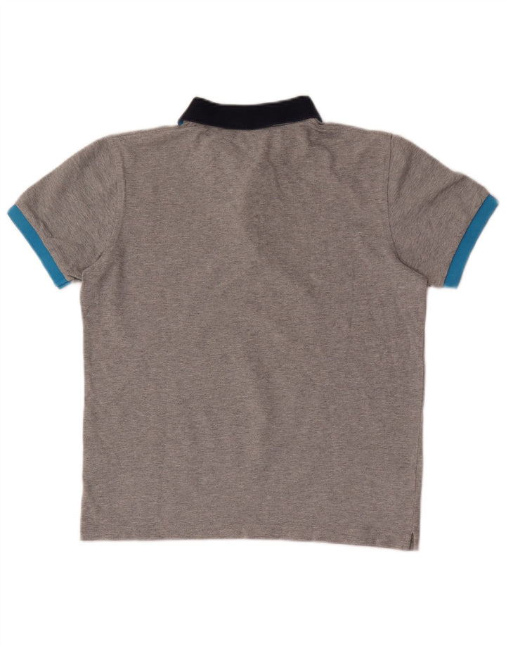 Tricou polo Sun68 pentru bărbați, bumbac color bloc, gri mic