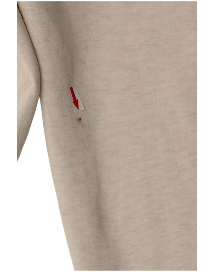 Pantaloni de trening Adidas pentru femei UK 12/14 Bumbac alb mediu