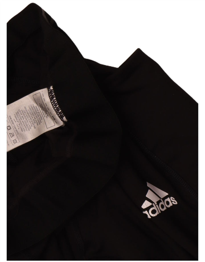 Leggings cu grafic pentru femei Adidas UK 8 Poliester negru mic