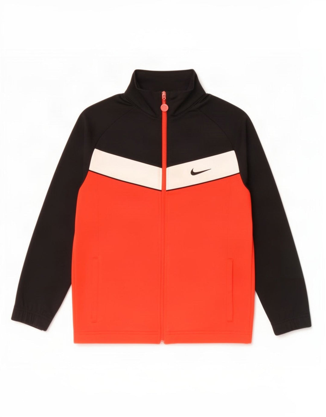 Jachetă de trening pentru băieți Nike 12-13 ani, mare, negru, colorblock