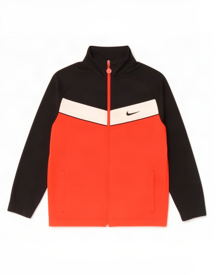 Jachetă de trening pentru băieți Nike 12-13 ani, mare, negru, colorblock