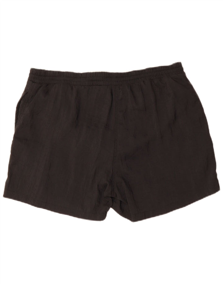 Pantaloni scurti sport pentru bărbați VINTAGE Poliamidă neagră mare