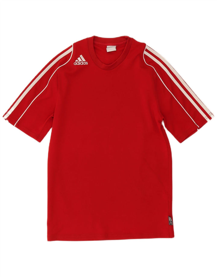 Tricou Adidas Climalite pentru bărbați Top mic poliester roșu