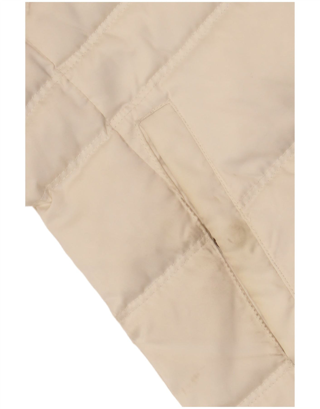 Jachetă căptușită supradimensionată pentru femei CALVIN KLEIN JEANS UK 10 Small Off White