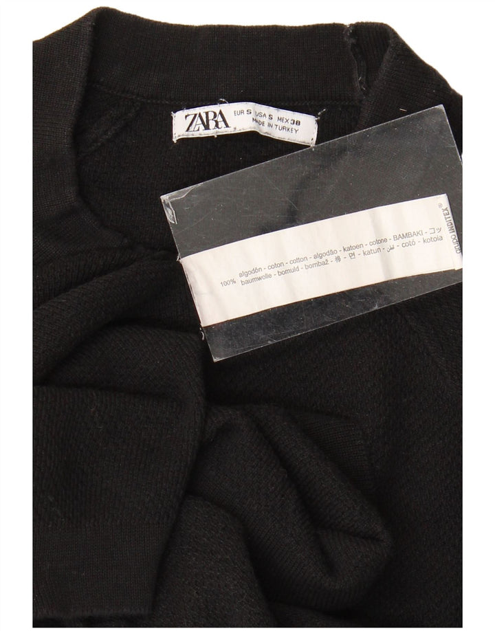Tricou Zara Barbati Top Mic Negru Bumbac