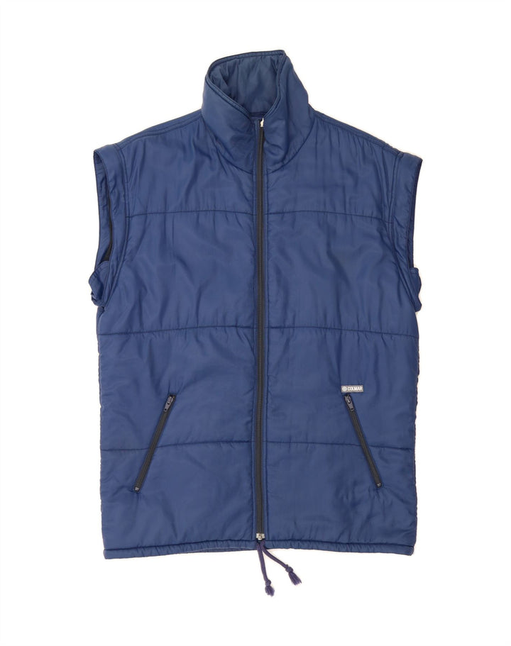 COLMAR Mens Padded Gilet IT 48 Medium Navy Blue Vintage Colmar and Second-Hand Colmar from Messina Hembry 