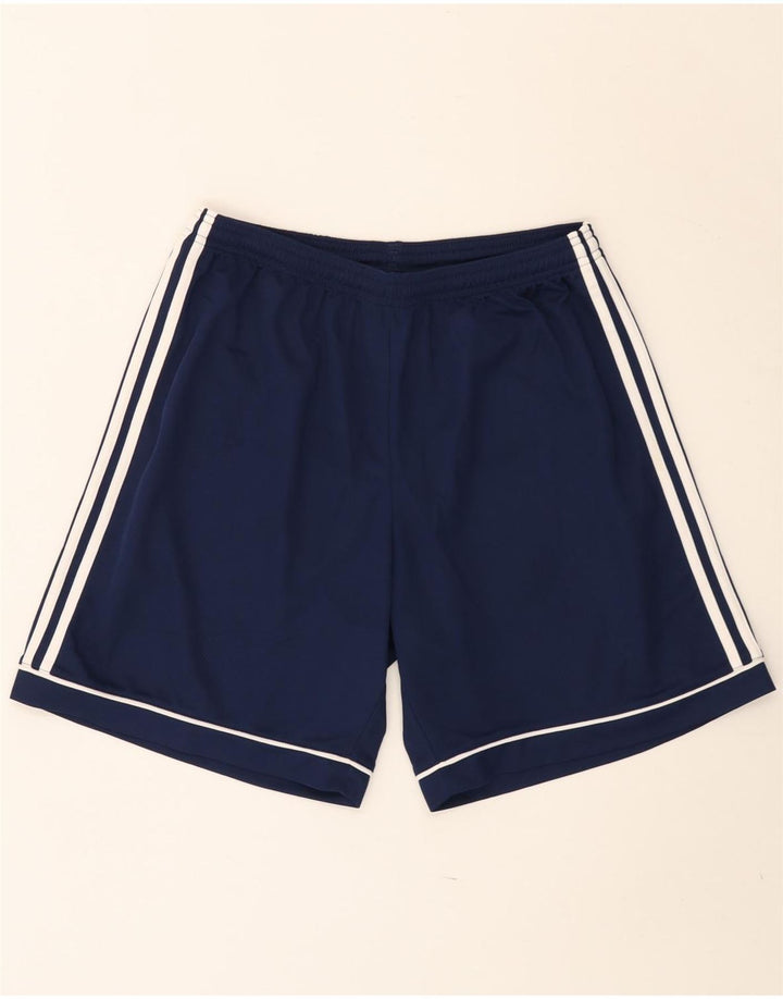 Pantaloni scurți sport pentru bărbați Adidas Climalite, mari, albastru, poliester