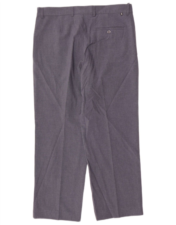 Farah Pantaloni Drepți Casual Bărbați L36 L29 Poliester Albastru