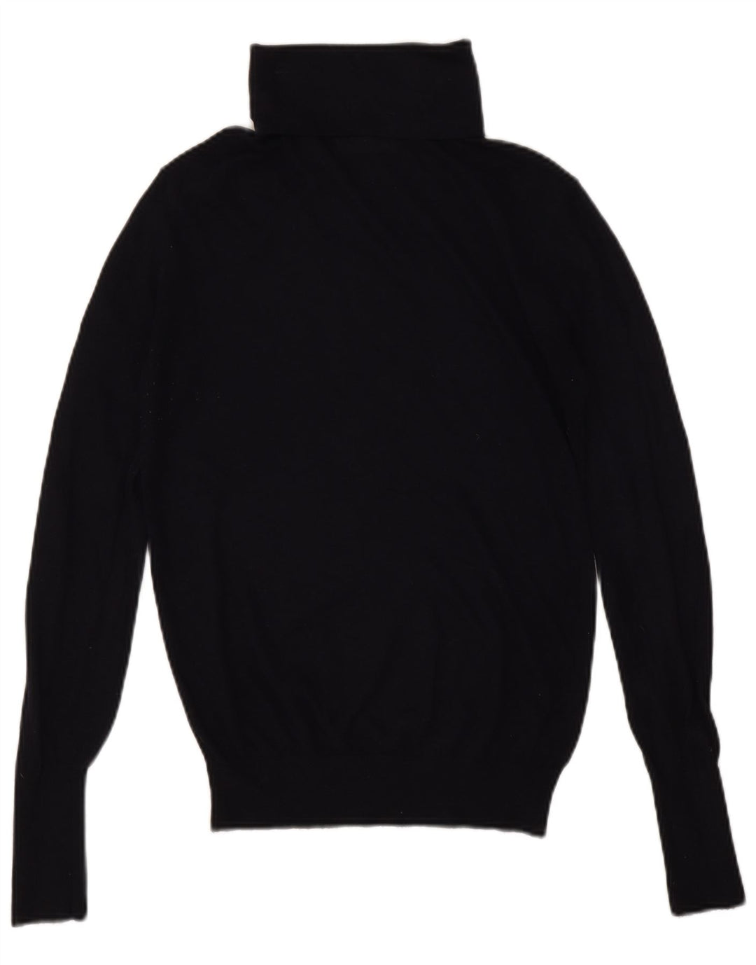 Pulover cu gât rulat Zara pentru femei UK 12 Medium Bleumarin Modal