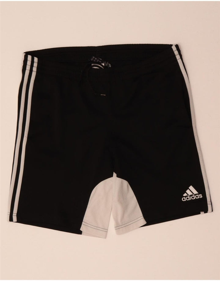 Pantaloni scurți sport ADIDAS pentru bărbați, mari, negru, poliester color bloc