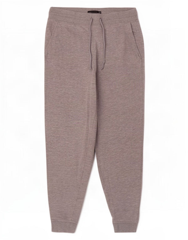 Marks & Spencer Womens Tracksuit Trousers Joggers UK 12 Medium Grey Flecked