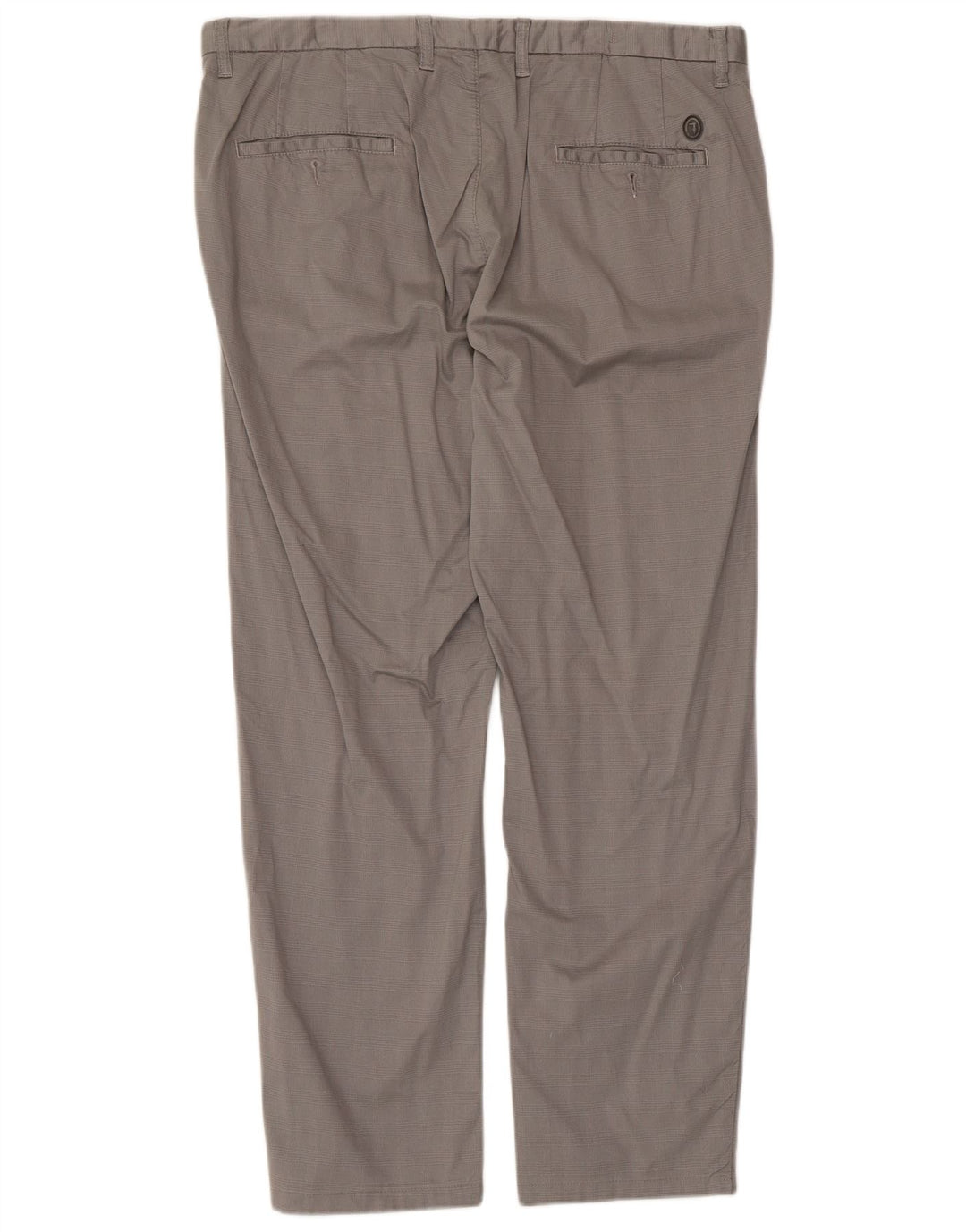 Pantaloni chino drepți pentru bărbați Trussardi IT 52 XL W36 L29 gri