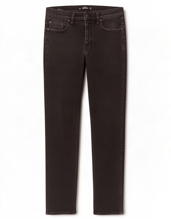 Blugi skinny pentru bărbați Hollister W33 L32 bumbac negru