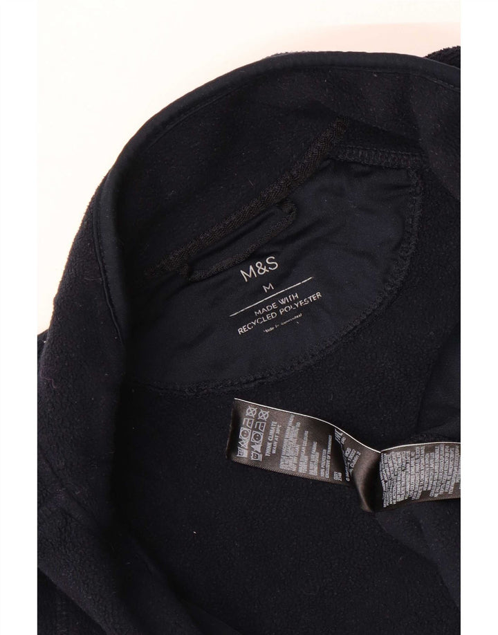 Jachetă fleece pentru femei Marks & Spencer UK 14 Medium Bleumarin Poliester