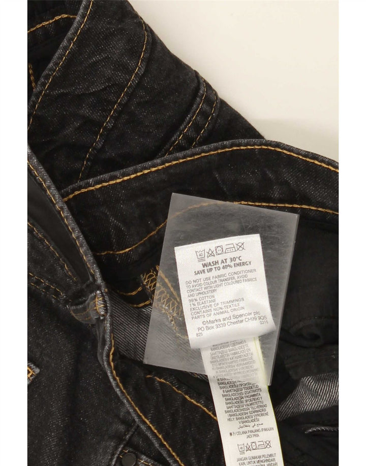 Marks & Spencer Blugi Slim Autograph pentru bărbați W34 L31 bumbac negru