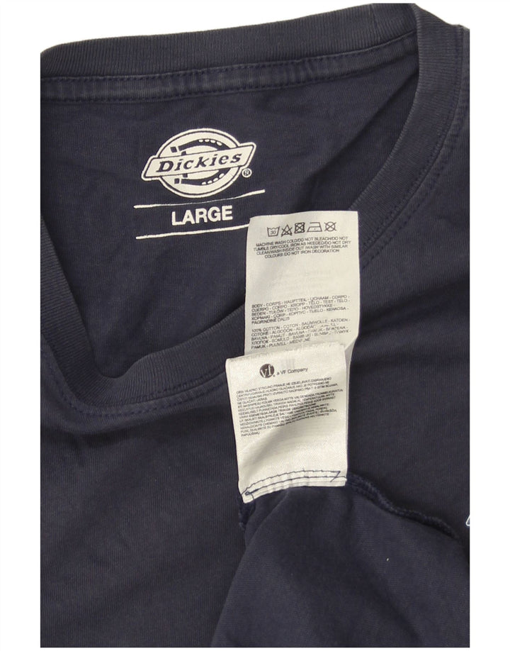 Tricou pentru bărbați Dickies Top mare din bumbac bleumarin