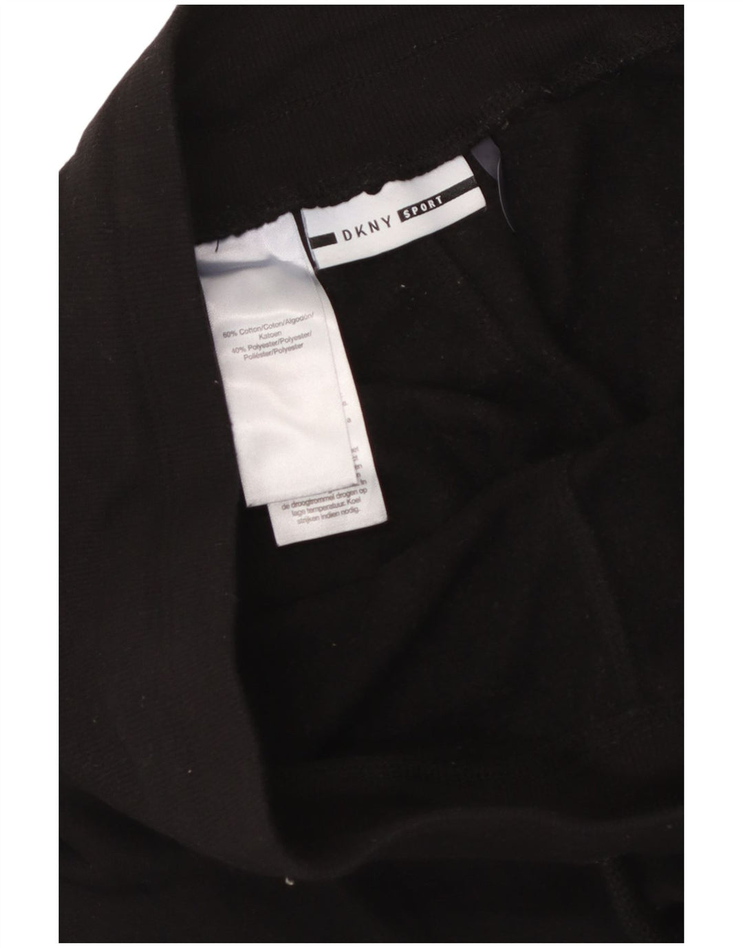DKNY Pantaloni de trening grafic pentru bărbați Pantaloni de jogging Bumbac mediu negru