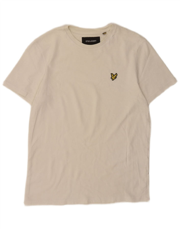 Tricou pentru bărbați Lyle & Scott Top mic din bumbac alb