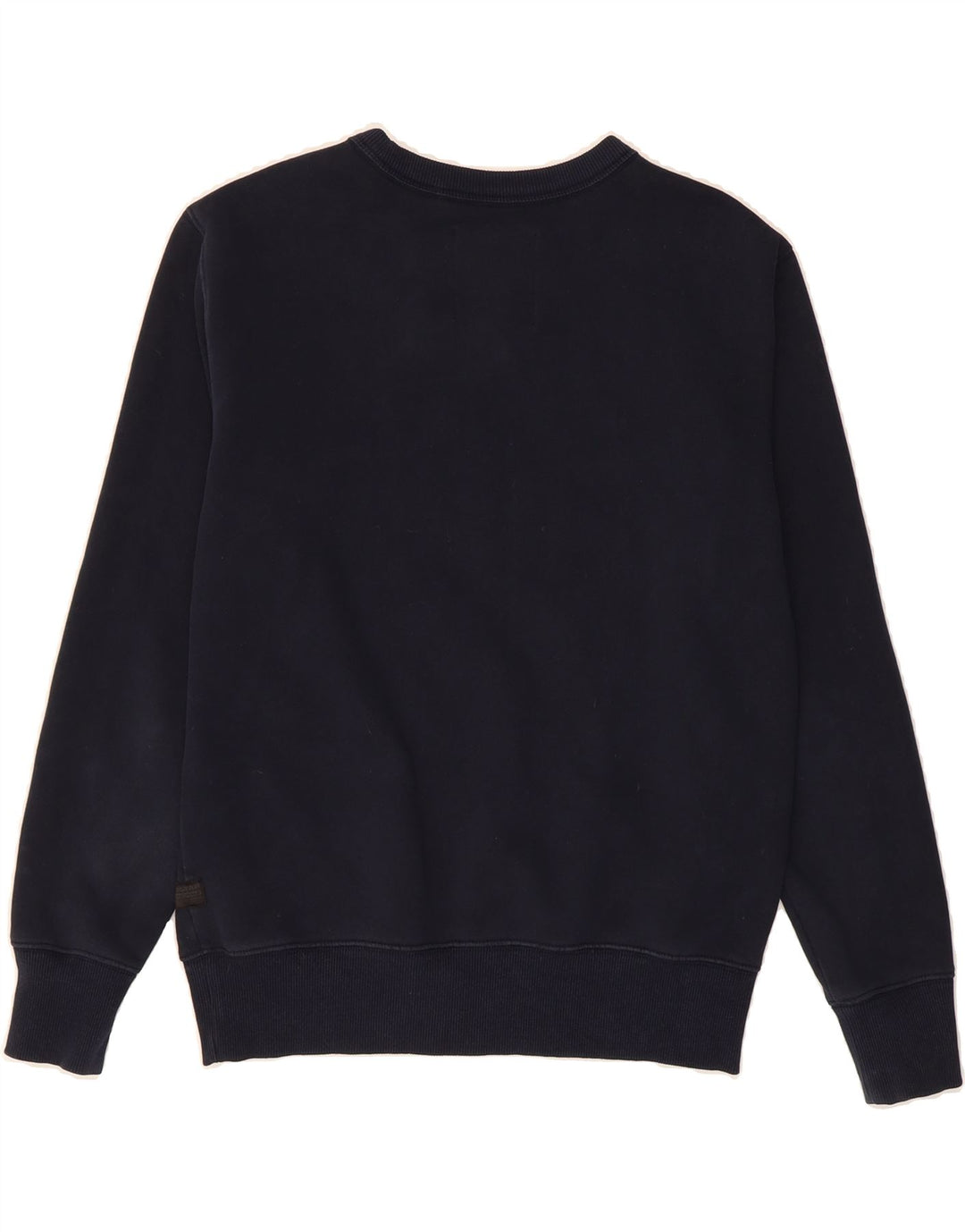 G-STAR Mens Graphic Sweatshirt Jumper Medium Navy Blue Cotton Vintage G-Star and Second-Hand G-Star from Messina Hembry 