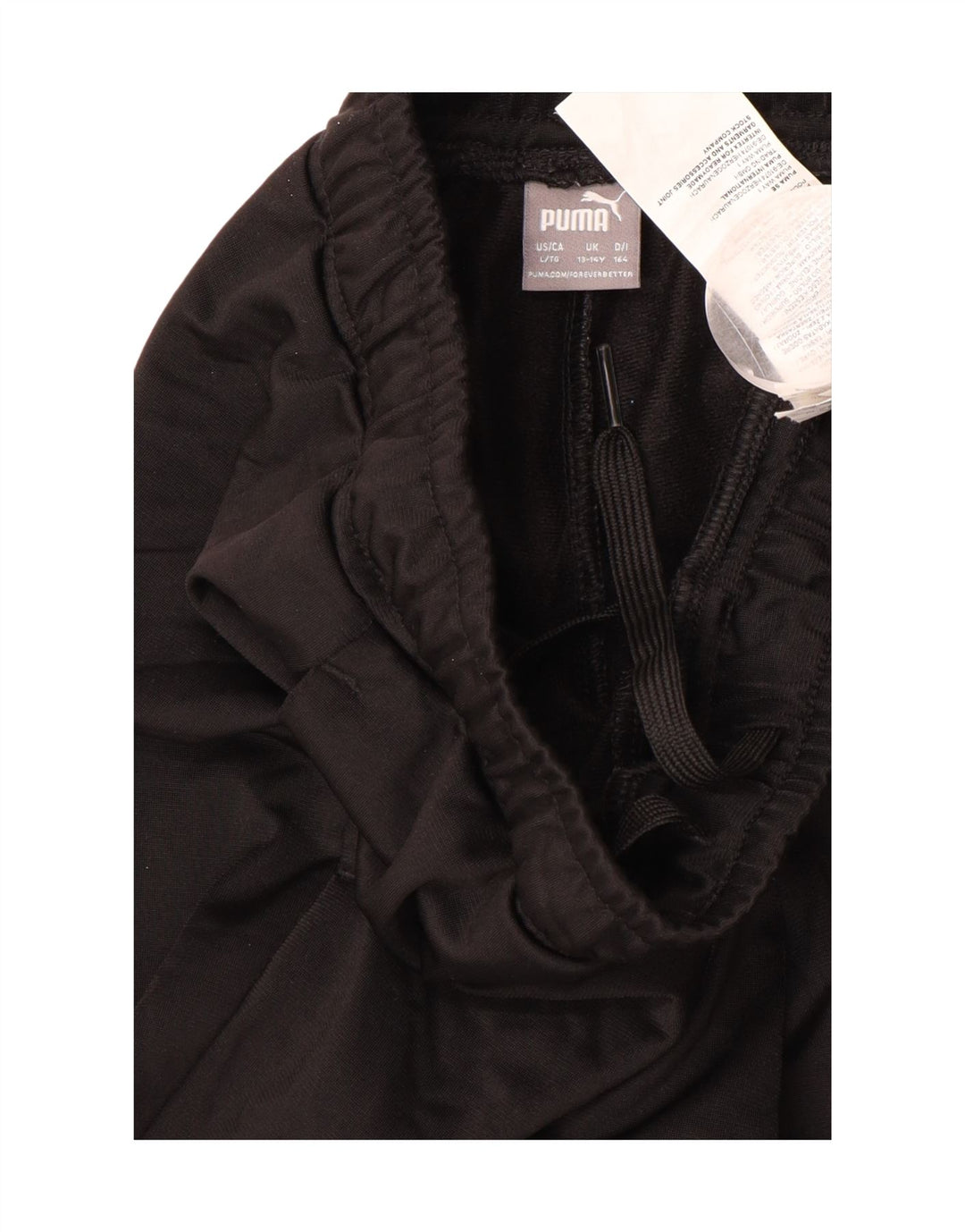 PUMA Băieți Pantaloni de trening Pantaloni de jogging 13-14 ani Poliester negru