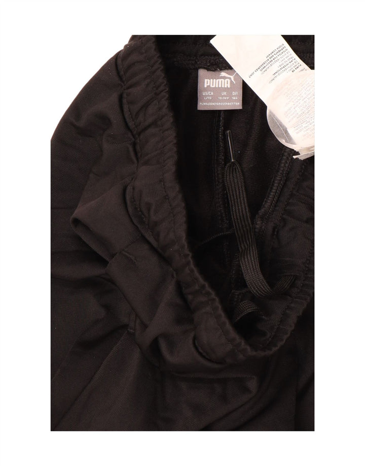 PUMA Băieți Pantaloni de trening Pantaloni de jogging 13-14 ani Poliester negru