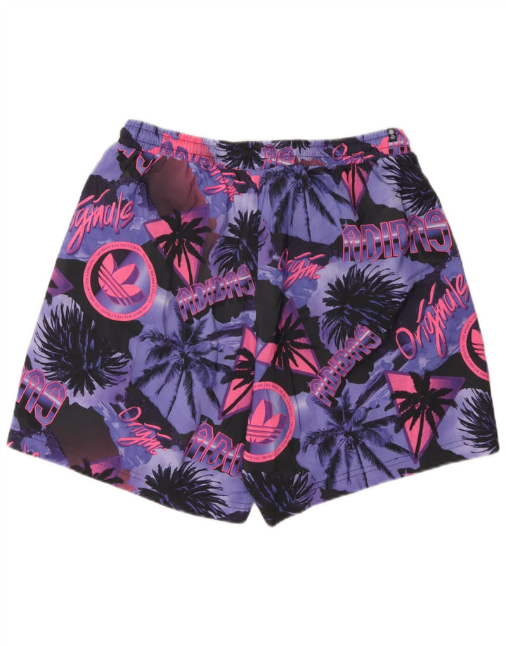 Pantaloni scurți de înot grafic pentru bărbați Adidas, medii, multicolori, din poliester floral