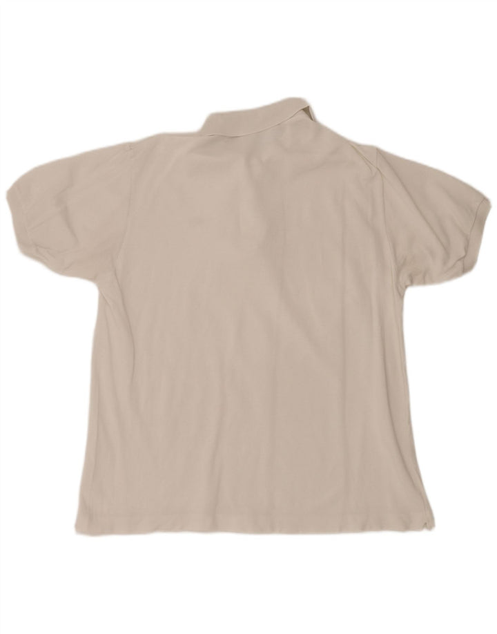 Tricou polo pentru bărbați Lacoste Mărimea 6 XL Alb