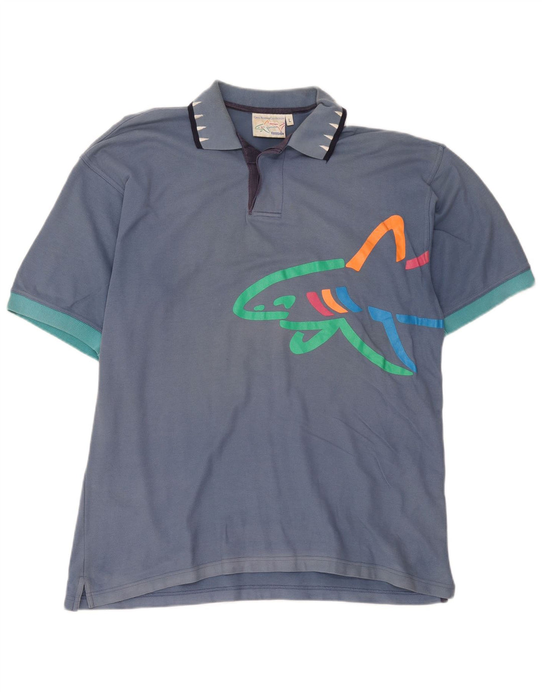 Tricou polo Reebok pentru bărbați, mare, albastru, bumbac