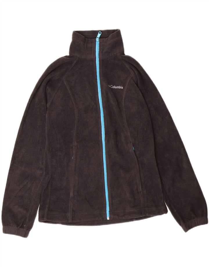 Jachetă fleece Columbia pentru femei UK 10, poliester negru mic