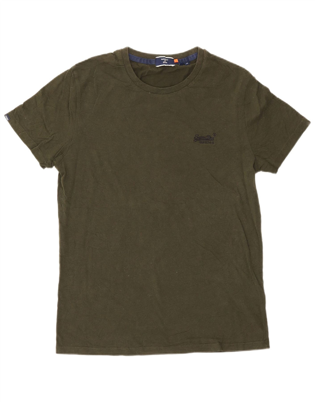Tricou Superdry pentru bărbați Top din bumbac verde mediu