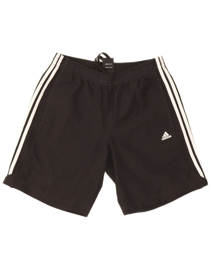 Pantaloni scurți sport pentru bărbați Adidas Climalite, poliester mediu negru