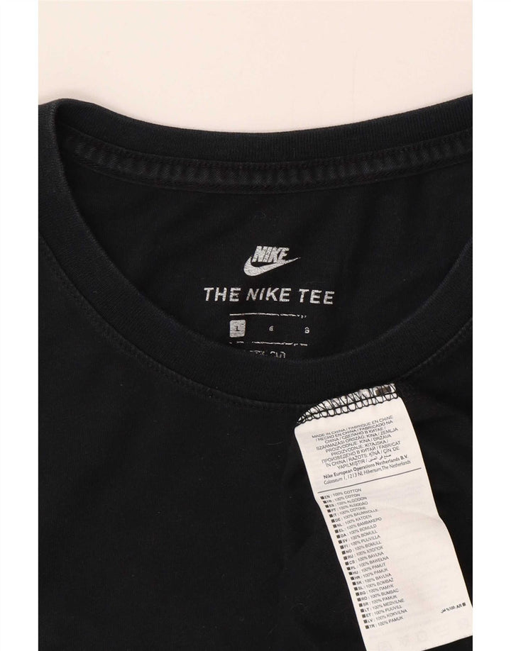 Tricou grafic Nike pentru bărbați Top mare din bumbac negru