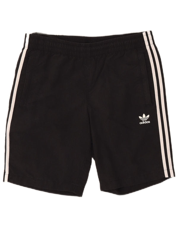 Pantaloni scurți sport ADIDAS pentru bărbați, nailon mediu negru