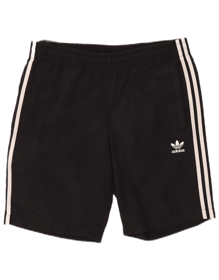 Pantaloni scurți sport ADIDAS pentru bărbați, nailon mediu negru