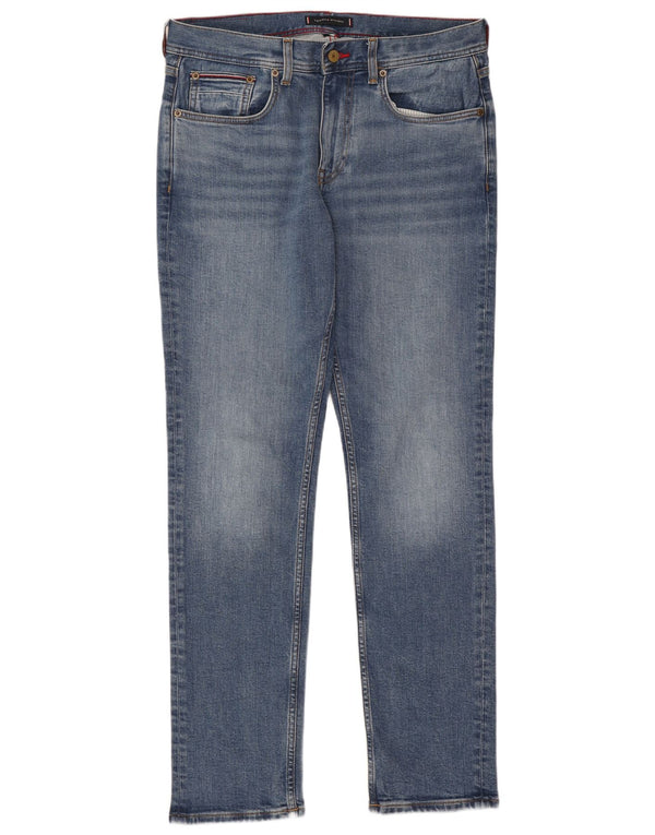 Blugi pentru bărbați Tommy Hilfiger Denton Straight W32 L30 Bumbac albastru