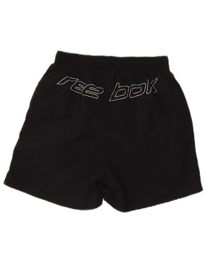Pantaloni scurți sport grafic REEBOK XS, nailon, negru