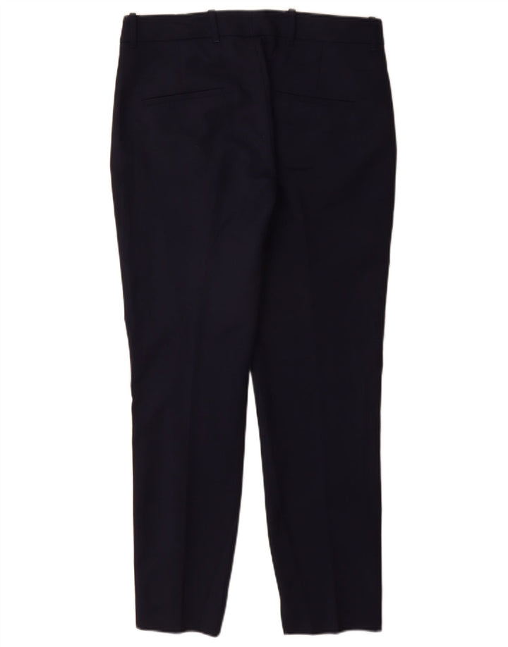 Pantaloni de costum slim pentru femei Zara Mediu L28 L29 Bumbac bleumarin