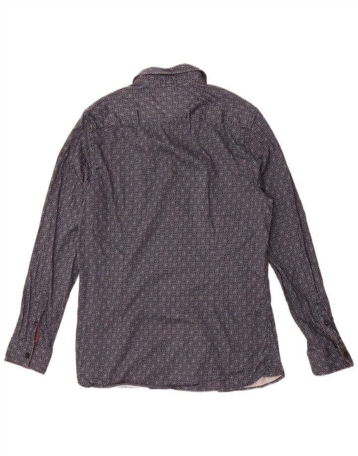 Cămașă pentru bărbați Ted Baker, slim fit, mărimea 3, medie, albastru, bumbac floral