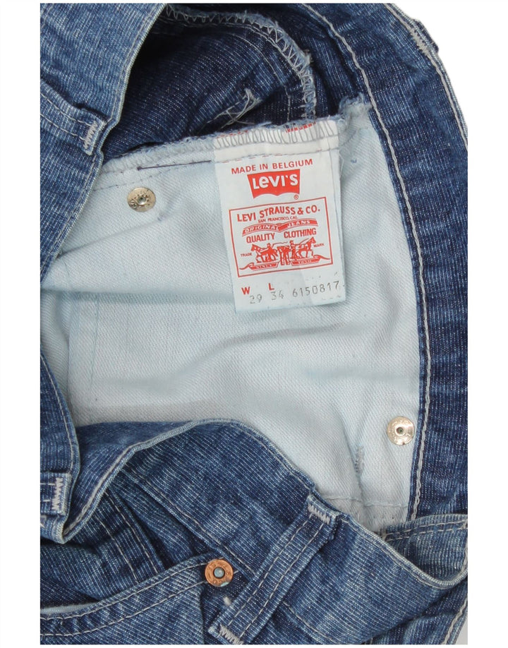 Blugi drepti pentru bărbați Levi's W29 L29 Bumbac albastru