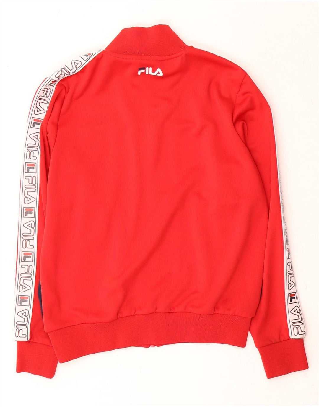 Jachetă de top pentru trening cu grafic pentru femei Fila UK 14 Medium Red Colorblock