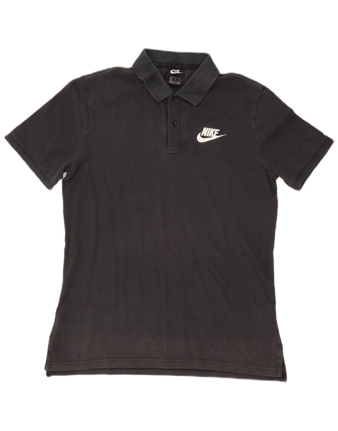 Tricou polo Nike pentru bărbați, bumbac mediu negru