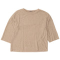Pulover Trafaluc pentru femei Zara, cu mâneci 3/4 UK 10, mic, bej, pete
