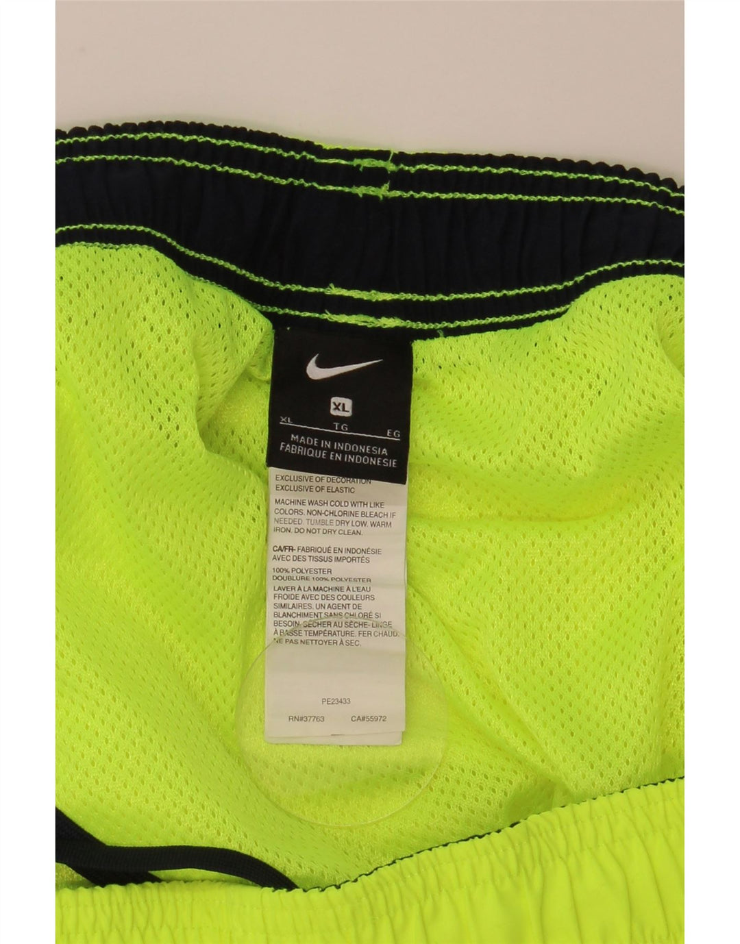 Pantaloni scurți sport Nike pentru bărbați XL, verde, poliester