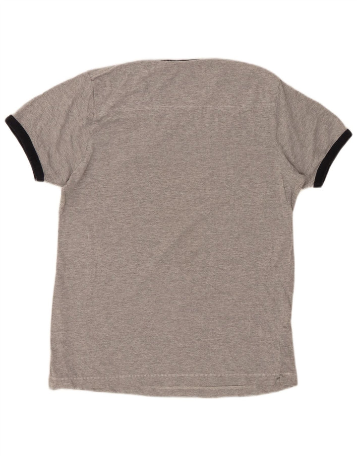 FRENCH CONNECTION Tricou pentru bărbați Top din bumbac gri mediu